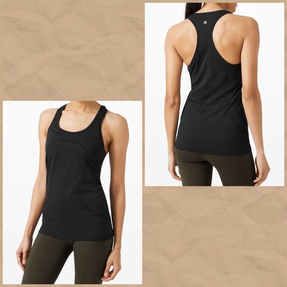Lululemon Swiftly Tech Racerback tank 2.0 Black size 16 NWT - Picture 2 of 8